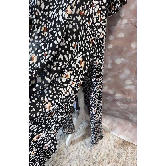 Buddy Love Women's Long Kimono Cardigan Multicolor Geometric Size m/l - Picture 3 of 7